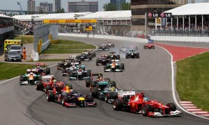 Lo start del GP del Canada del 2012