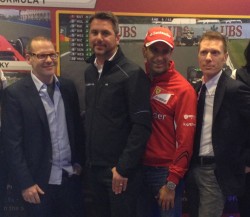 Jacques Villeneuve, Carlo Vanzini, Marc Genè, Fabiano Vandone