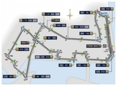 Singapore-Circuito-F1-mappa