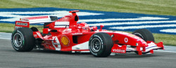 Schumacher_(Ferrari)_in_practice_at_USGP_2005