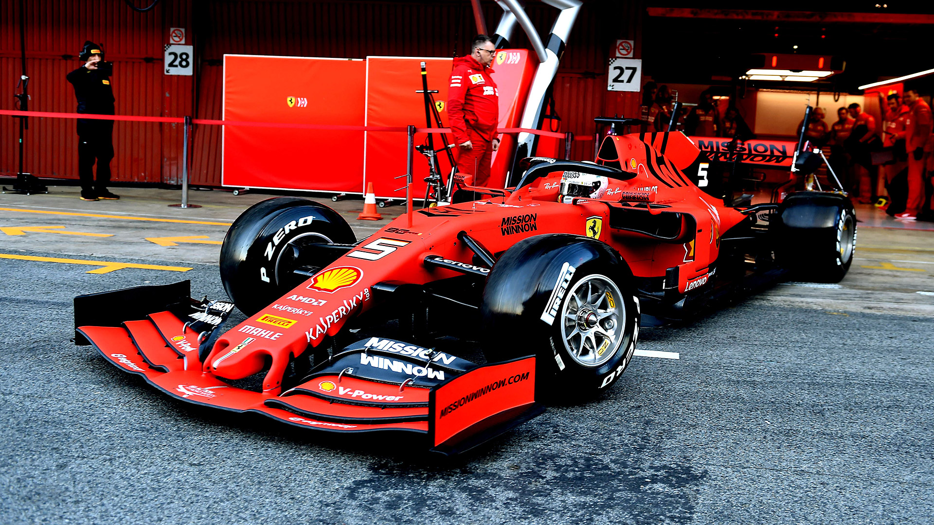Vettel, Ferrari, 2019