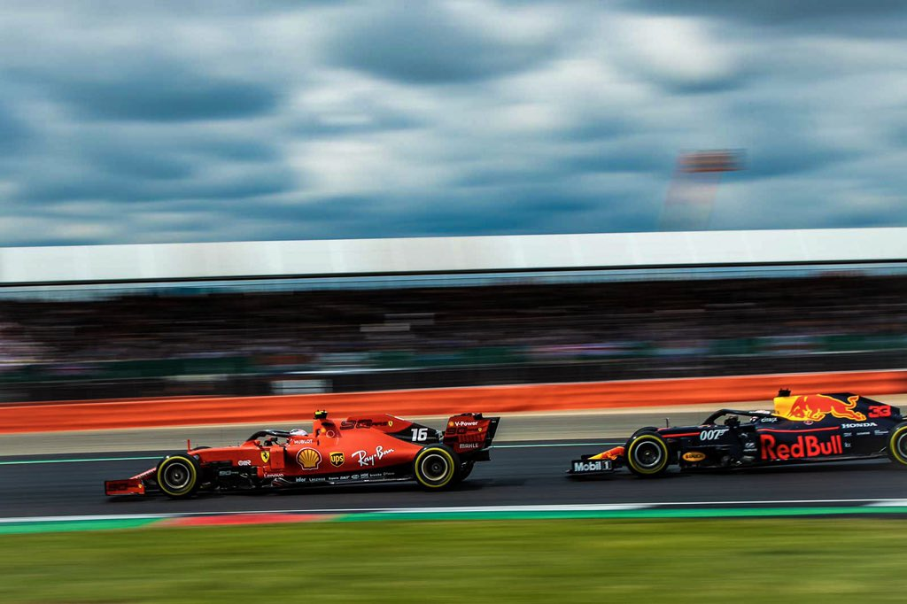 Leclerc-Verstappen, Silverstone, 2019