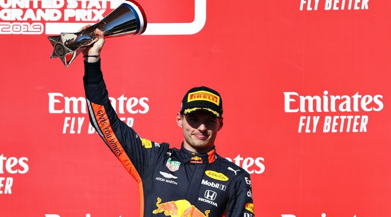 F1 | Austin: 2019, Max Verstappen a podio nel GP delle Americhe