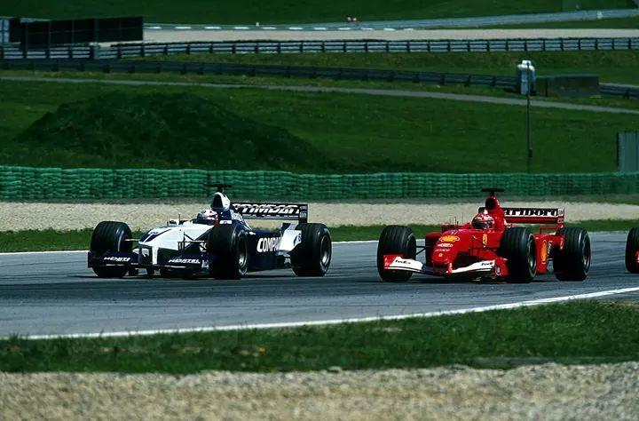 Montoya vs Schumacher, Austria 2001