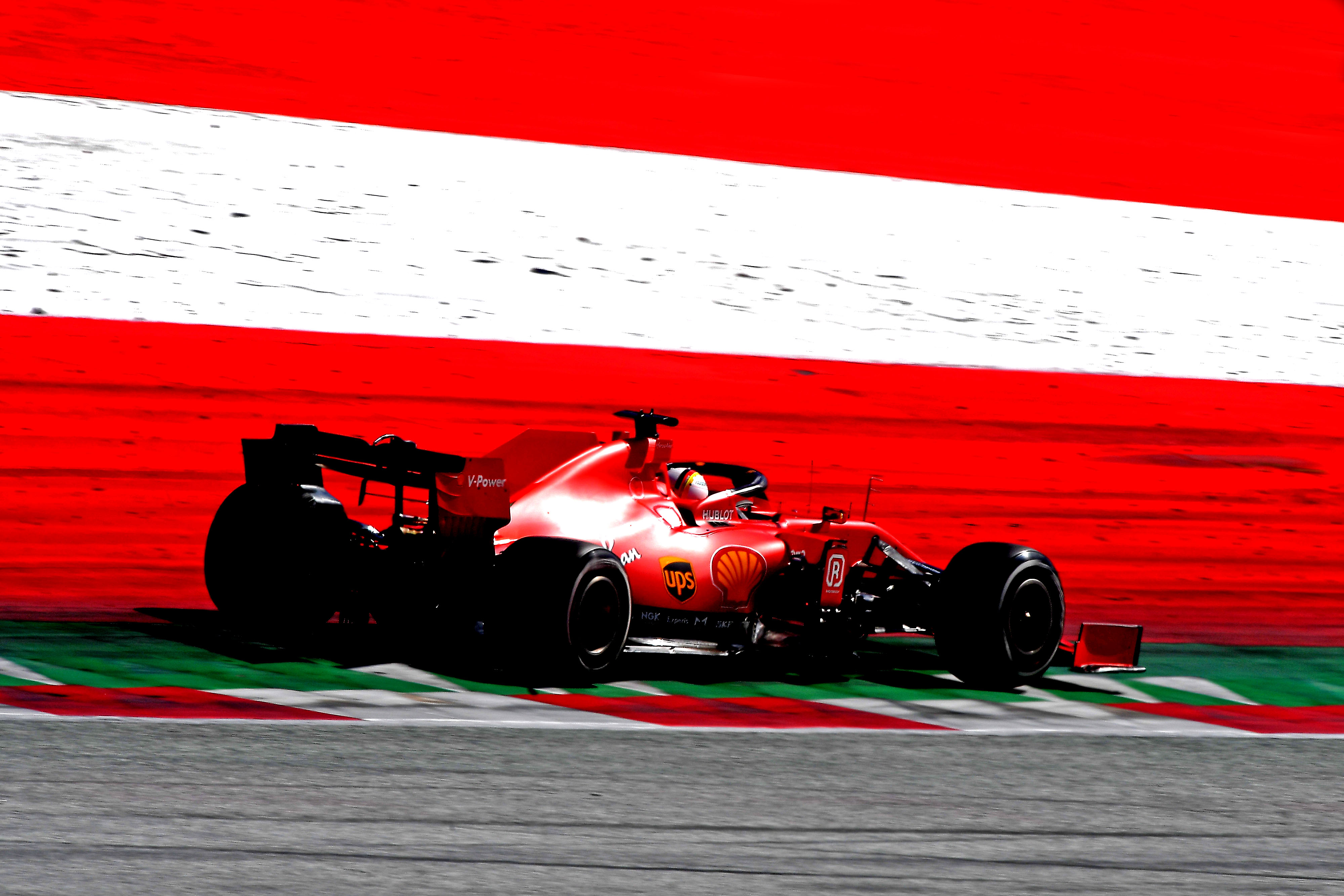 Sebastian Vettel, Ferrari, Austria, 2020