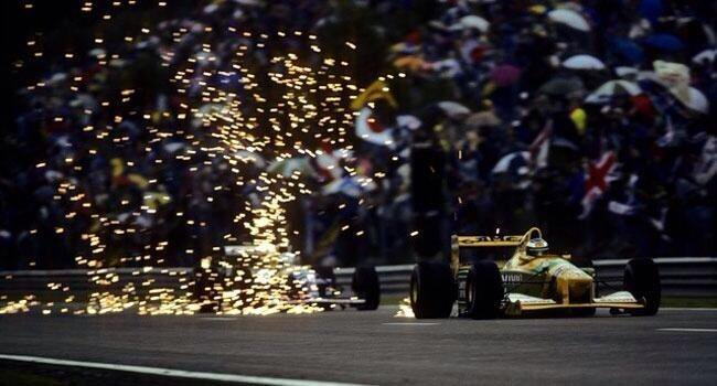 Mansell vs Schumacher, Belgio, Spa, 1992