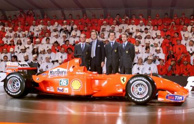 F1 - La presentazione della Ferrari F2001